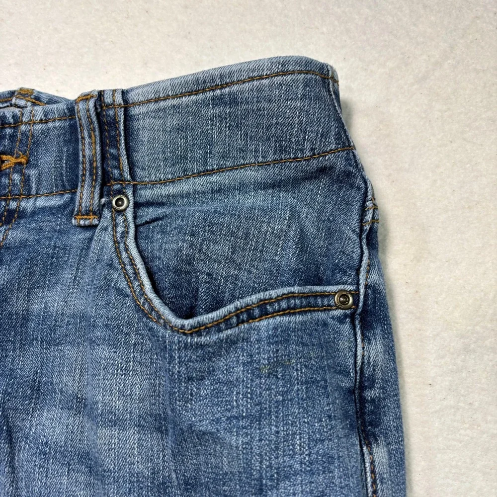 Lee Mens taper Leg Jeans Medium Wash Blue Denim 32x30 #1161